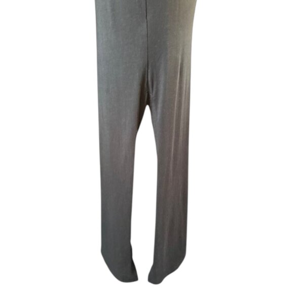 Frame Le Muscle Black Dress Organic Cotton Cap Sleeve Side Slit Maxi Small EUC - Picture 9 of 14